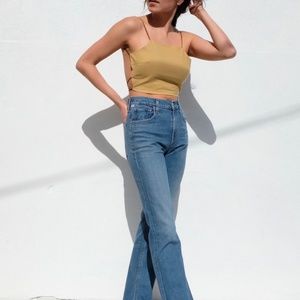 NWOT Paloma Wool Perty Top in Ochrę